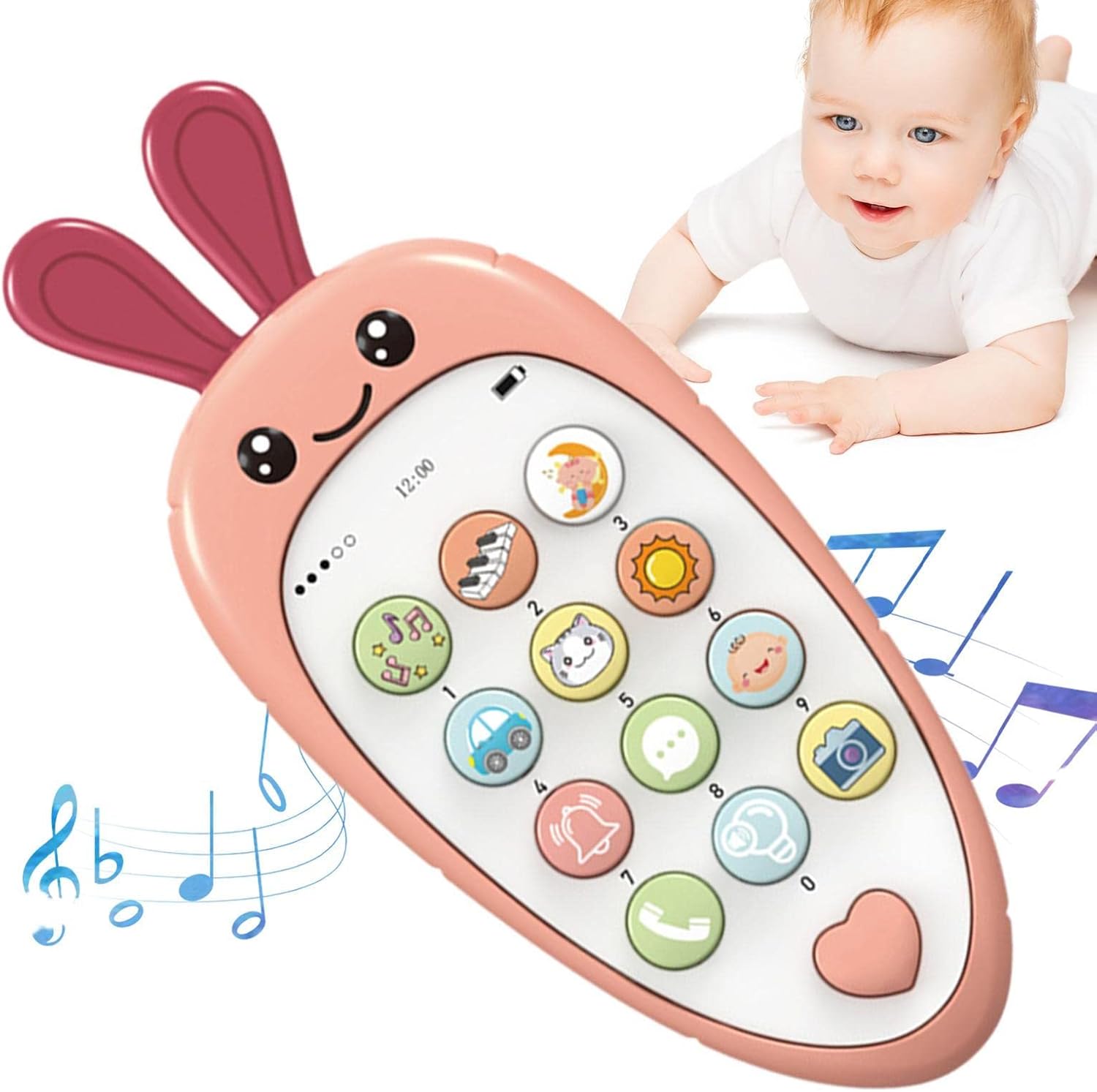 Fidtoy Toy Phone for Toddlers Early Education Sensory Toy