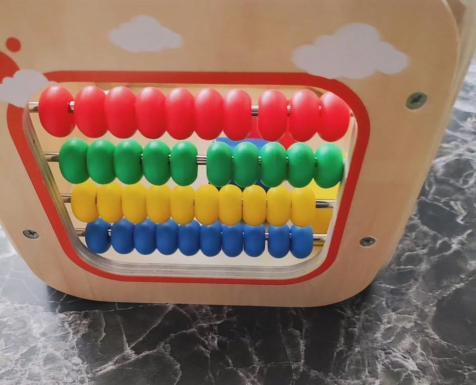 Wooden Educational Activity Cube Box Montessori inspired Toy