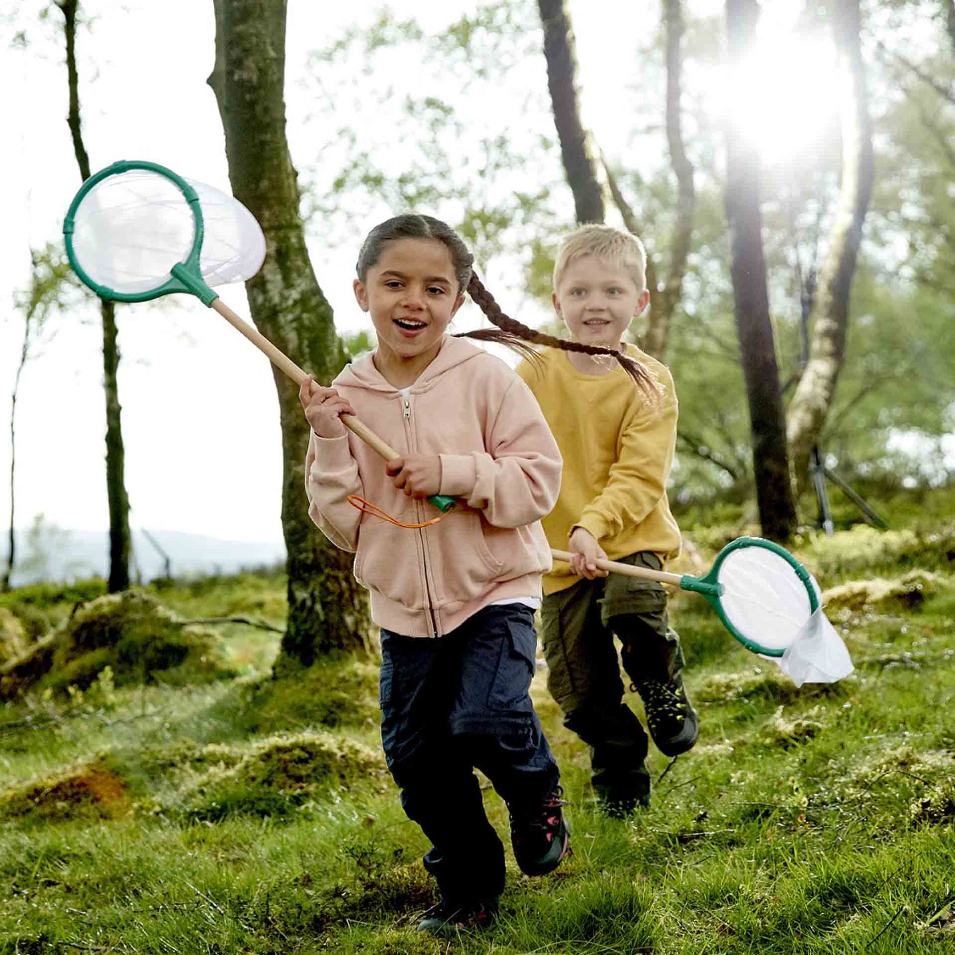 Fidtoy Kids Butterfly Net Outdoor Explorer Toy Nature Learning Tool