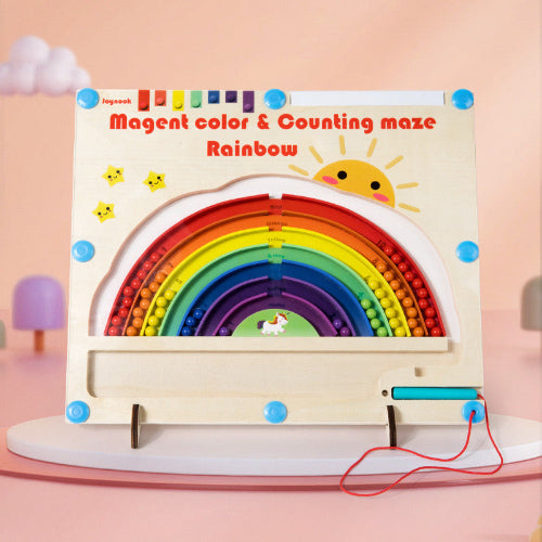 Rainbow Magnetic Board - Critical Thinking and Fine Motor Skills