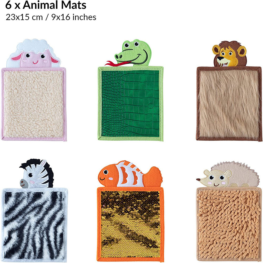 Animal Sensory Mats Set Of 6 - Best Sensory Toys