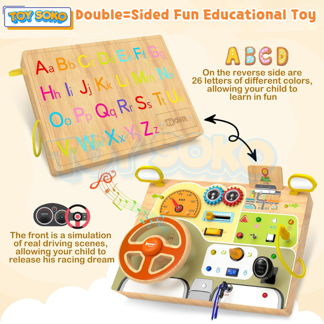 Steering Wheel Circuit Board - Montessori Toys for toddlers