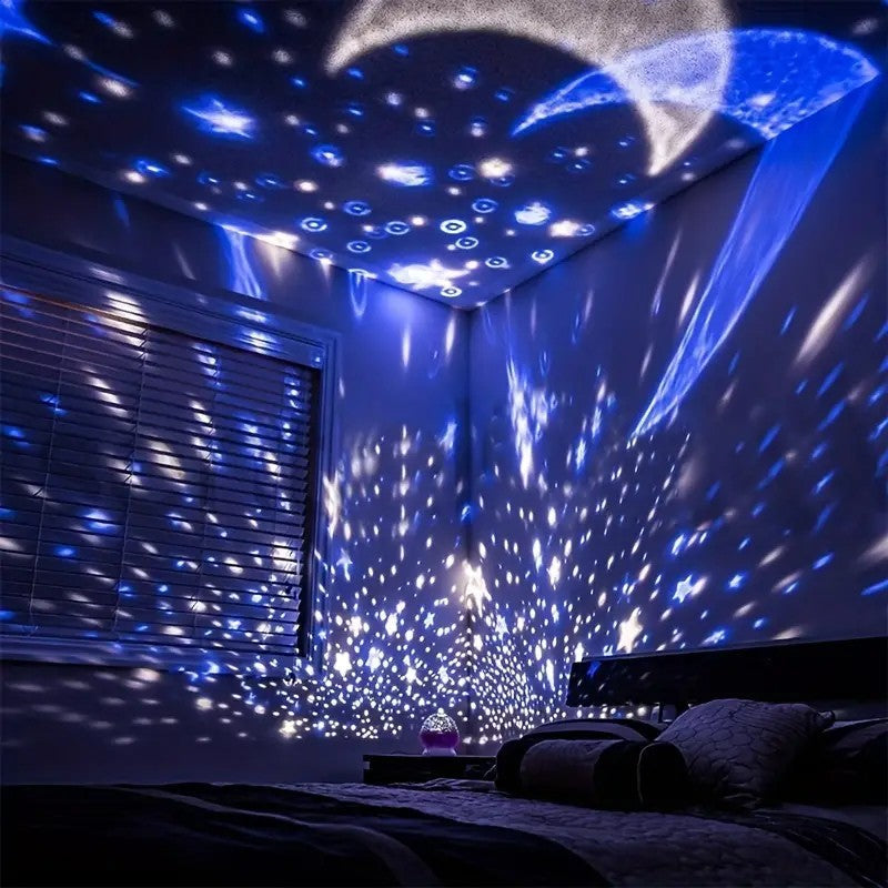 Fidtoy Starry Sky Night Light for Toddlers – Calming LED Projector for Bedroom & Nursery