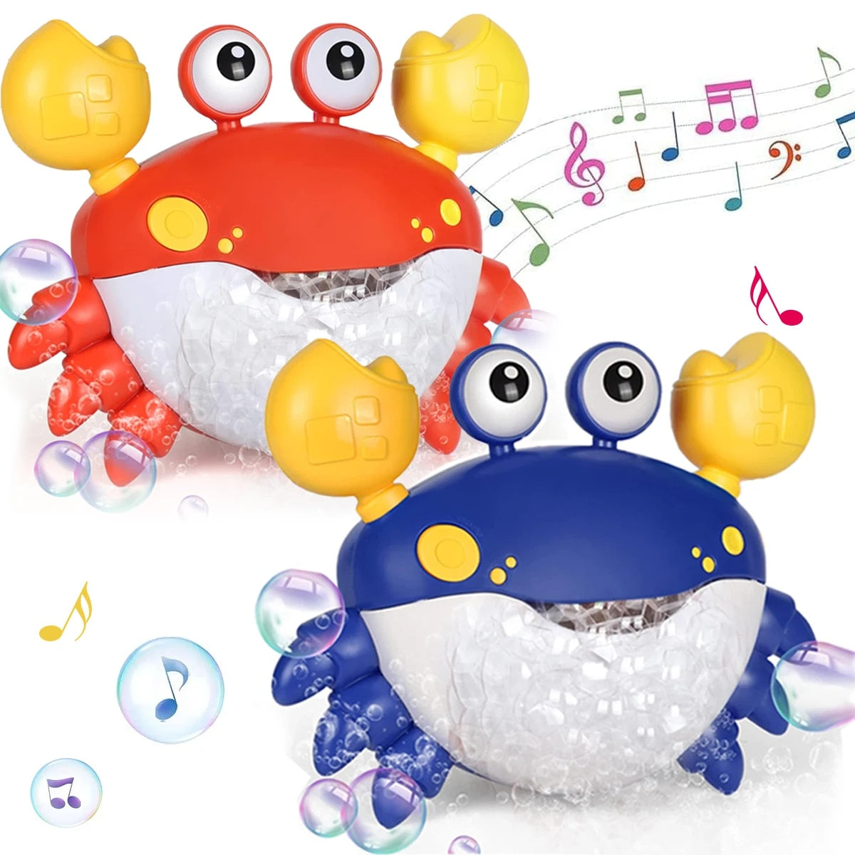 Cangrejo Musical de Burbujas para el Baño