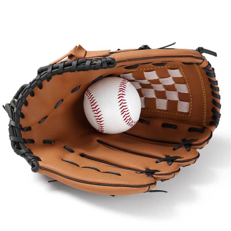 Fidtoy Baseball Glove for Kids and Adults – Adjustable Synthetic Leather Infield Mitt for Baseball, Softball, Tee-Ball