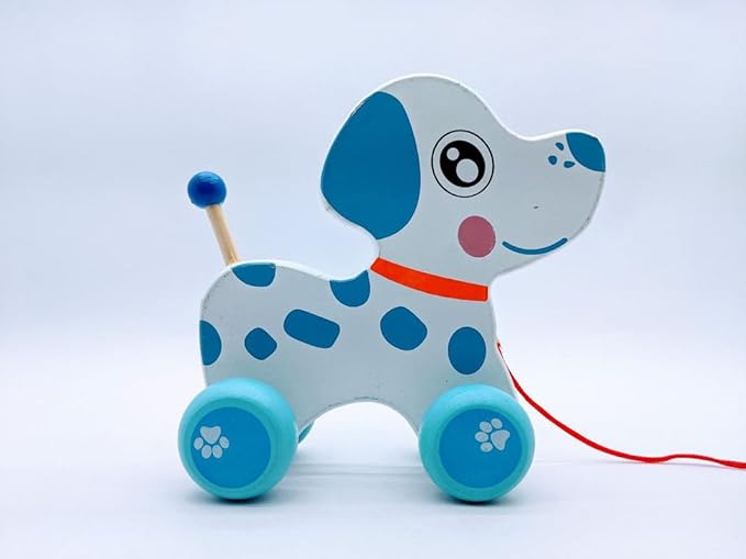 Wooden Pull-Along Dog | Engaging Toy for Imaginative Play