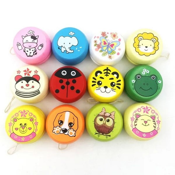 Classic Wooden Yo-Yo | Timeless Fun for Kids (One Random Design Shipped)