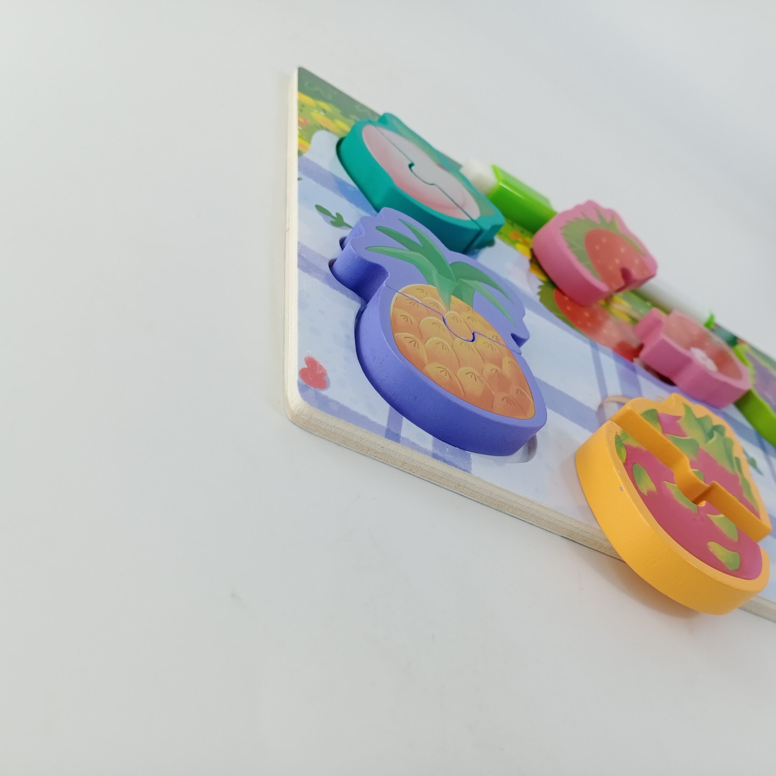 Wooden Puzzles writing board - great for learning - Fruits - EKT2392