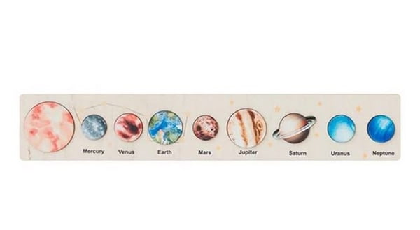 Wooden Solar system random color will shipped - EKT2562