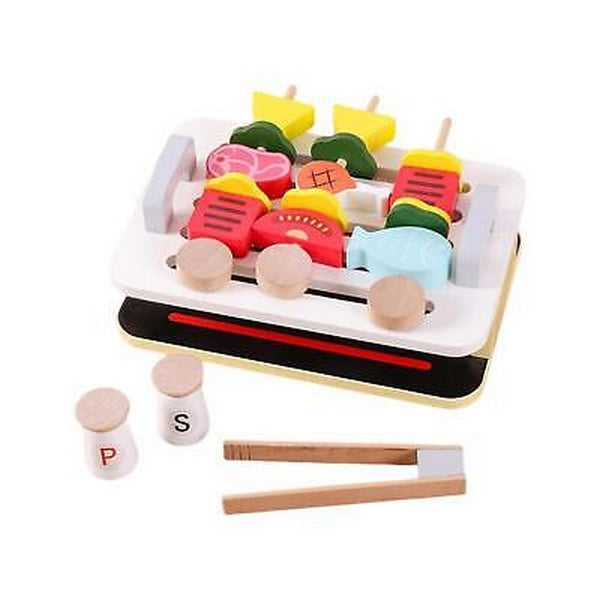 Wooden mini Barbecue combination pretend play - EKT2781