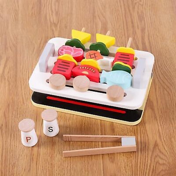 Wooden mini Barbecue combination pretend play - EKT2781