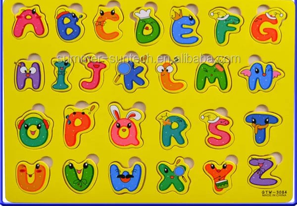 Wooden Alphabet Puzzle - EKT3307