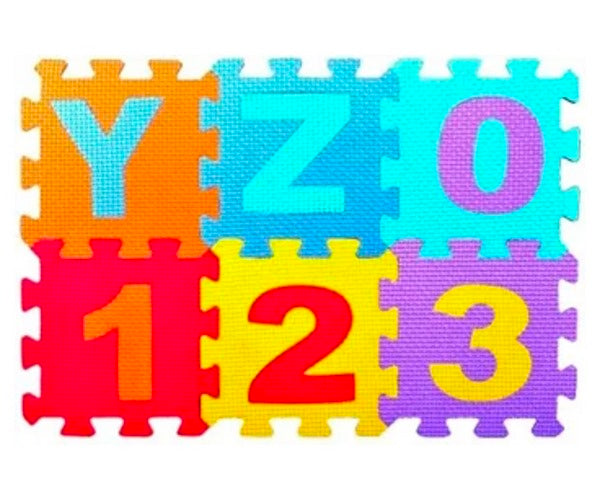 36pcs Alphabet And Number Puzzle Mat - EKT3486