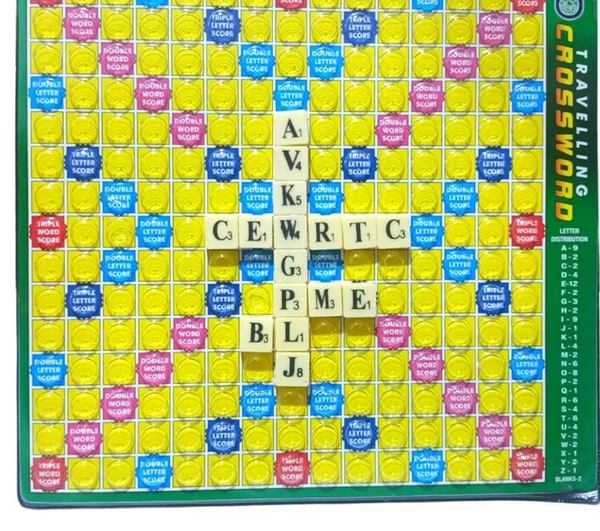 Travelling Crossword Educational Board Game for Kids - EKT3518