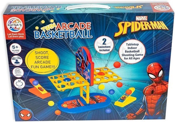 2 Player Indoor Basket Ball Game 1 pc Random Design Will Be Shipped - EKT3549