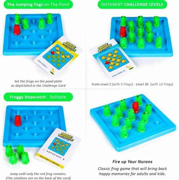 Froggy Hopscotch A Solitare Game - EKT3582
