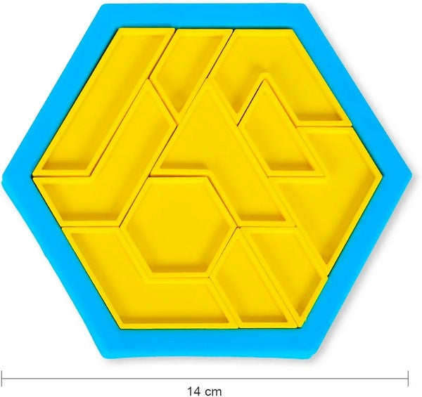 Modern Tangram Puzzle With 60 Challenges - EKT3585