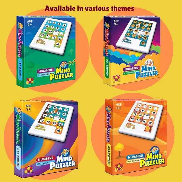 Kids Mini Number Sliding Game 1 To 15 1Pc Random Designs Will Be Shipped - EKT3605