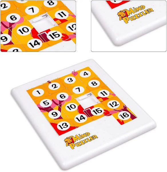 Kids Mini Number Sliding Game 1 To 15 1Pc Random Designs Will Be Shipped - EKT3605