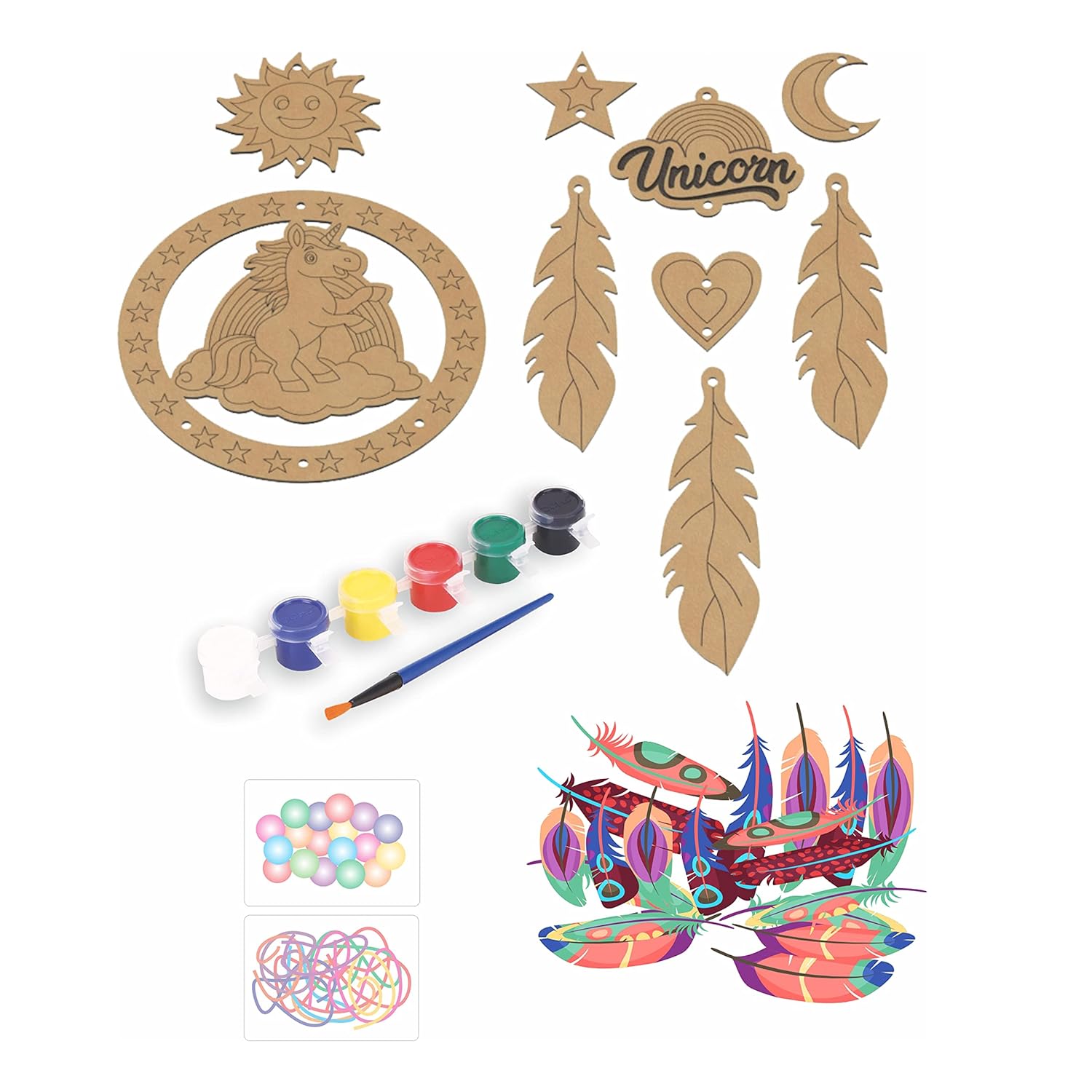 Dream Catcher DIY Kit for Kids will be shipped - EKT3634