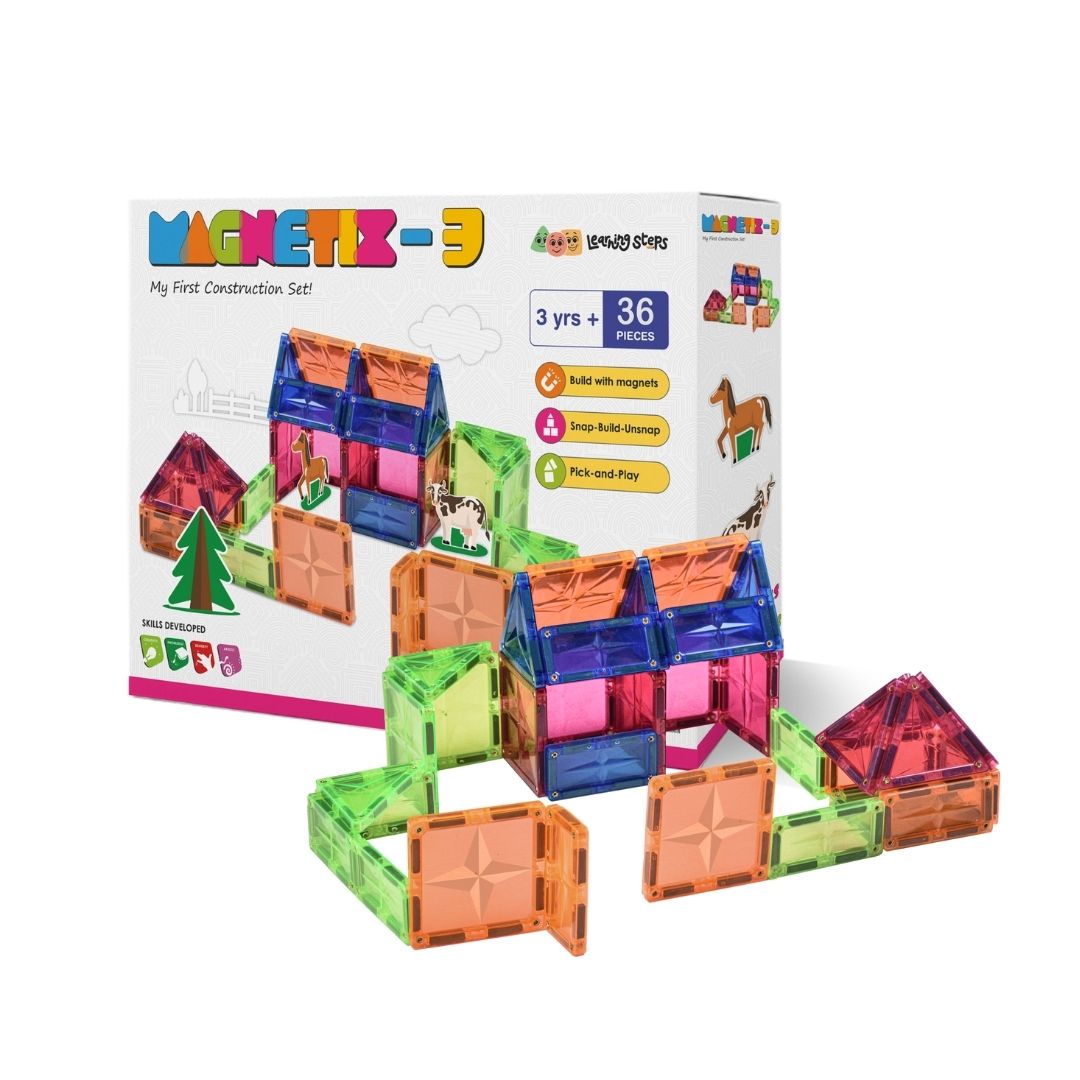 Magnetix Construction Set 36 Pieces - EKT3652