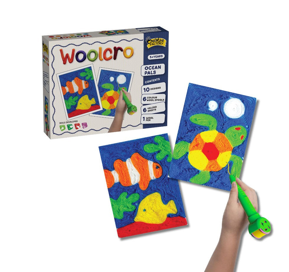 Woolcro- Oceason Pals- Diy Kit For Kids - EKT3657