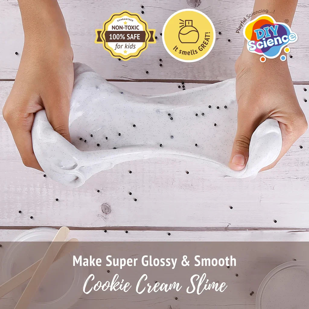 Cookie Cream Slime Kit for Kids 100% Safe & Non Toxic - EKT3673