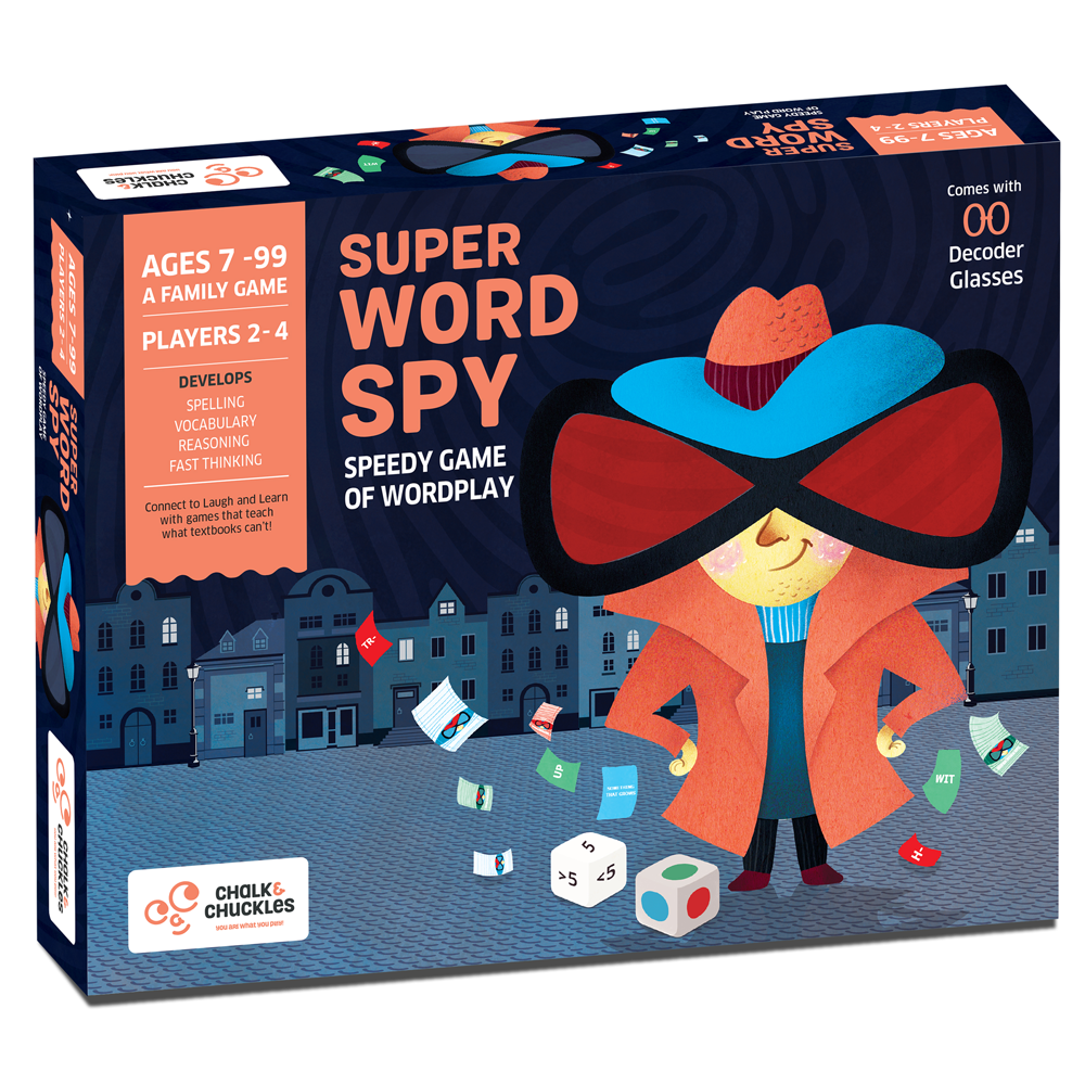 Detective Word Game | Speedy Game Of Word Play Comes With Decoder Glass - EKT3694