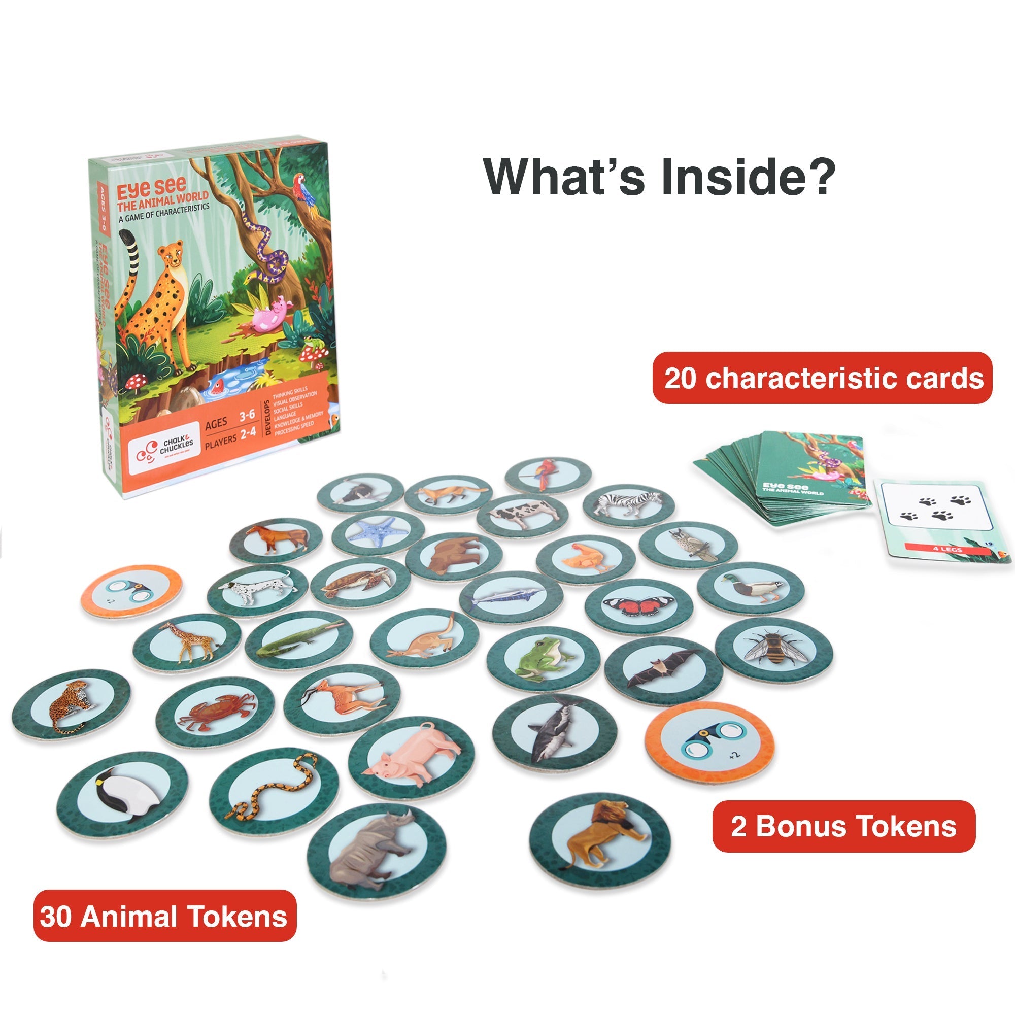 Creature Clues The Eye Game | Animals Theme - EKT3696