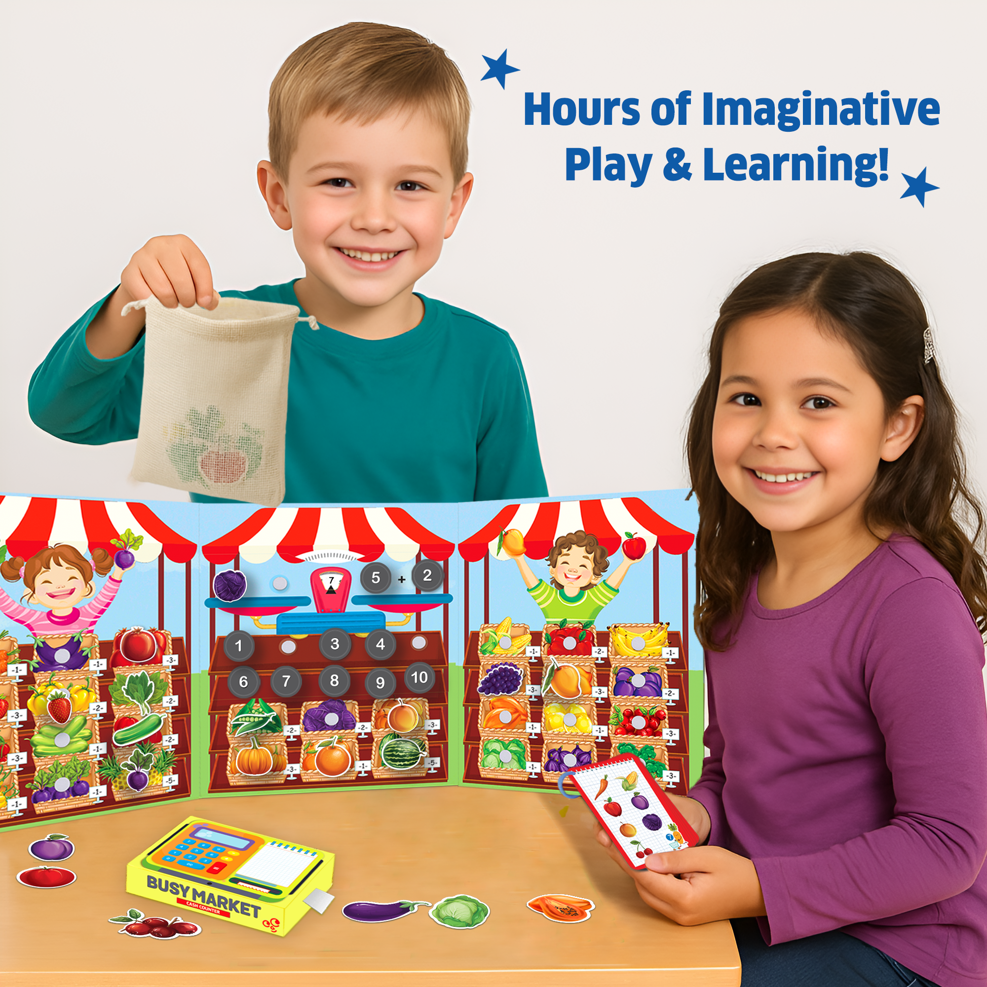 Preschool Market Activity Kit – Learn Through Play - EKT3701