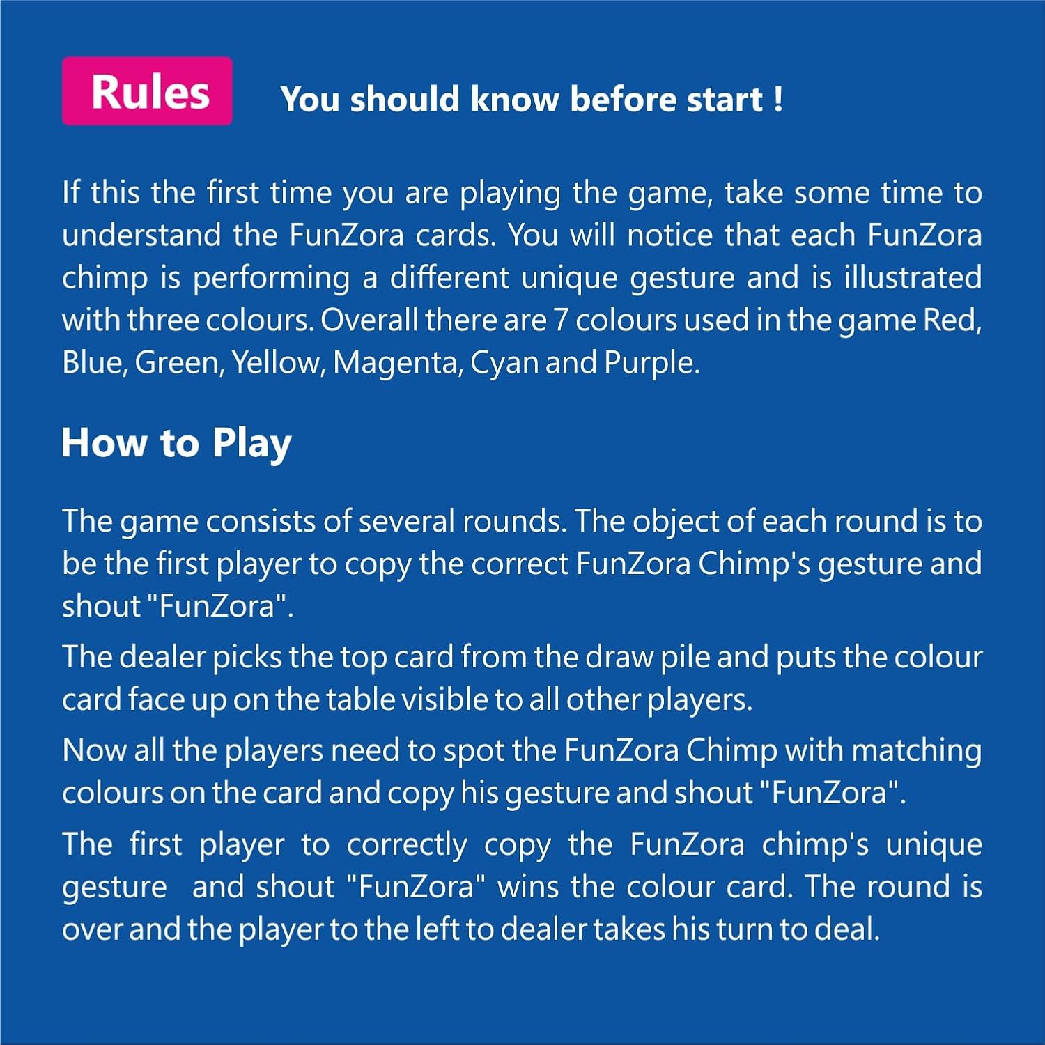 Funzora - Imitate the Unique Gesture - EKT3706