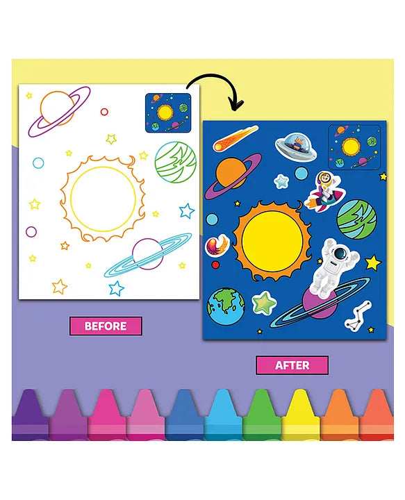 My First Colouring Kit Space Adventure - EKT3748