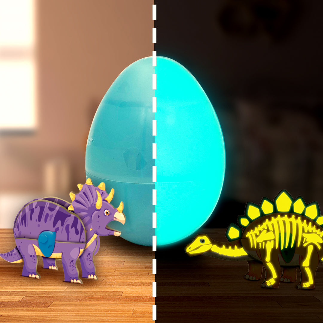 Glow in the Dark Dino & Eggs | - EKT3774