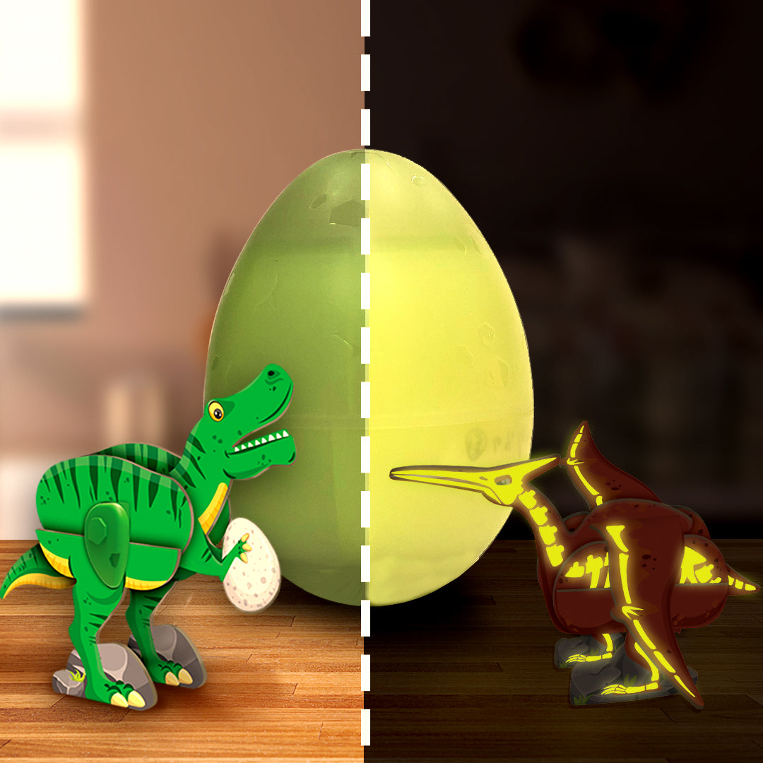 Glow in the Dark Dino & Eggs | - EKT3774