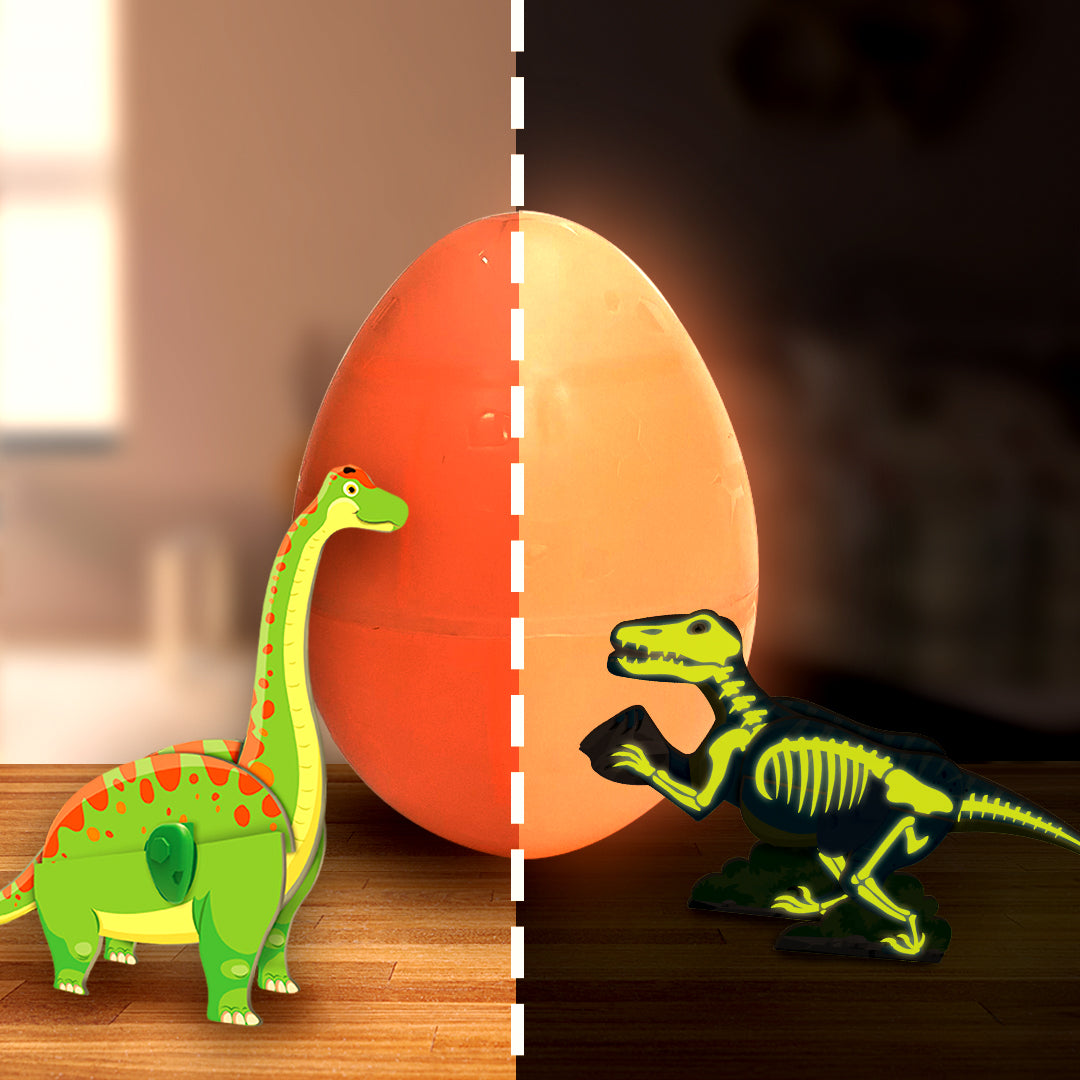 Glow in the Dark Dino & Eggs | - EKT3774
