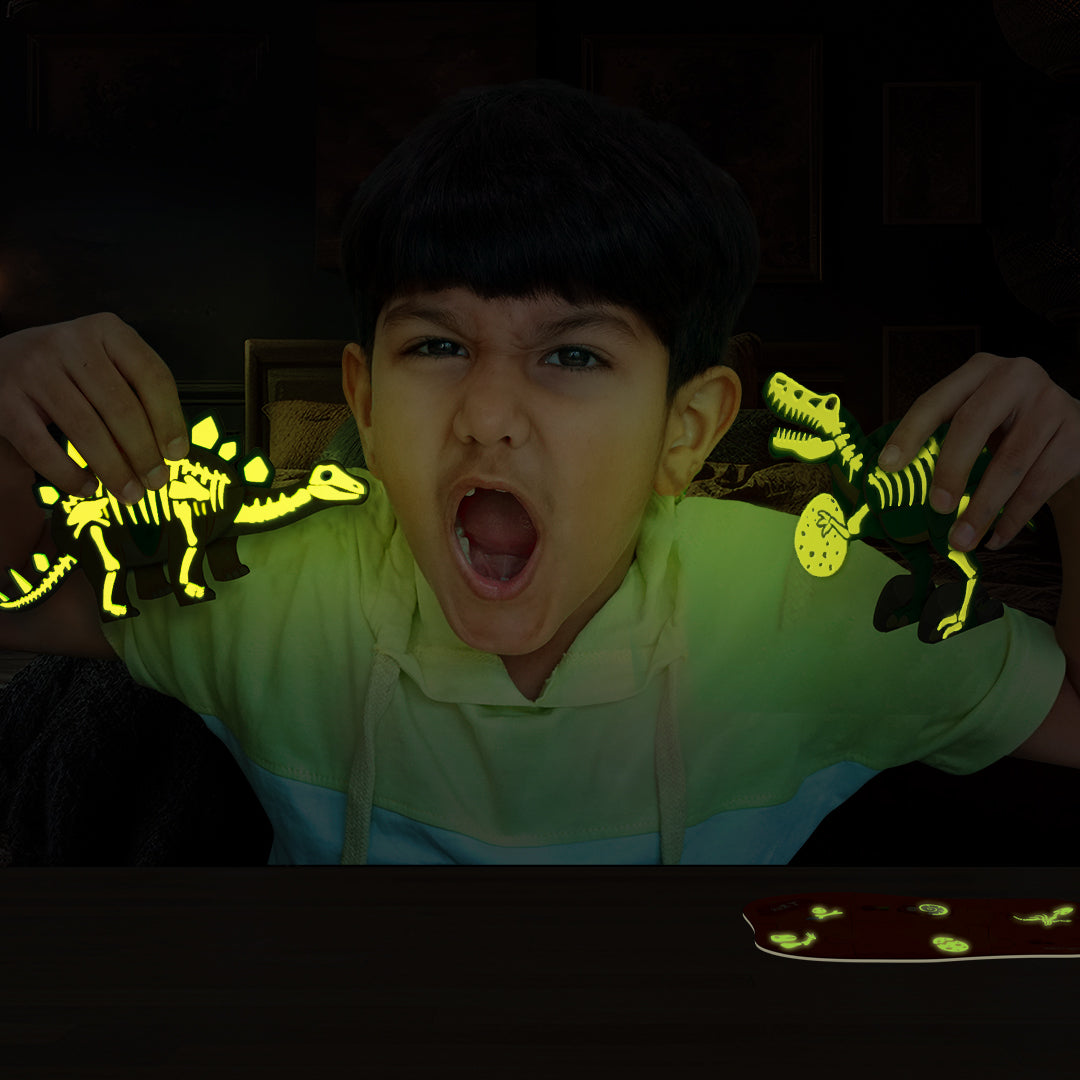 Glow in the Dark Dino & Eggs | - EKT3774