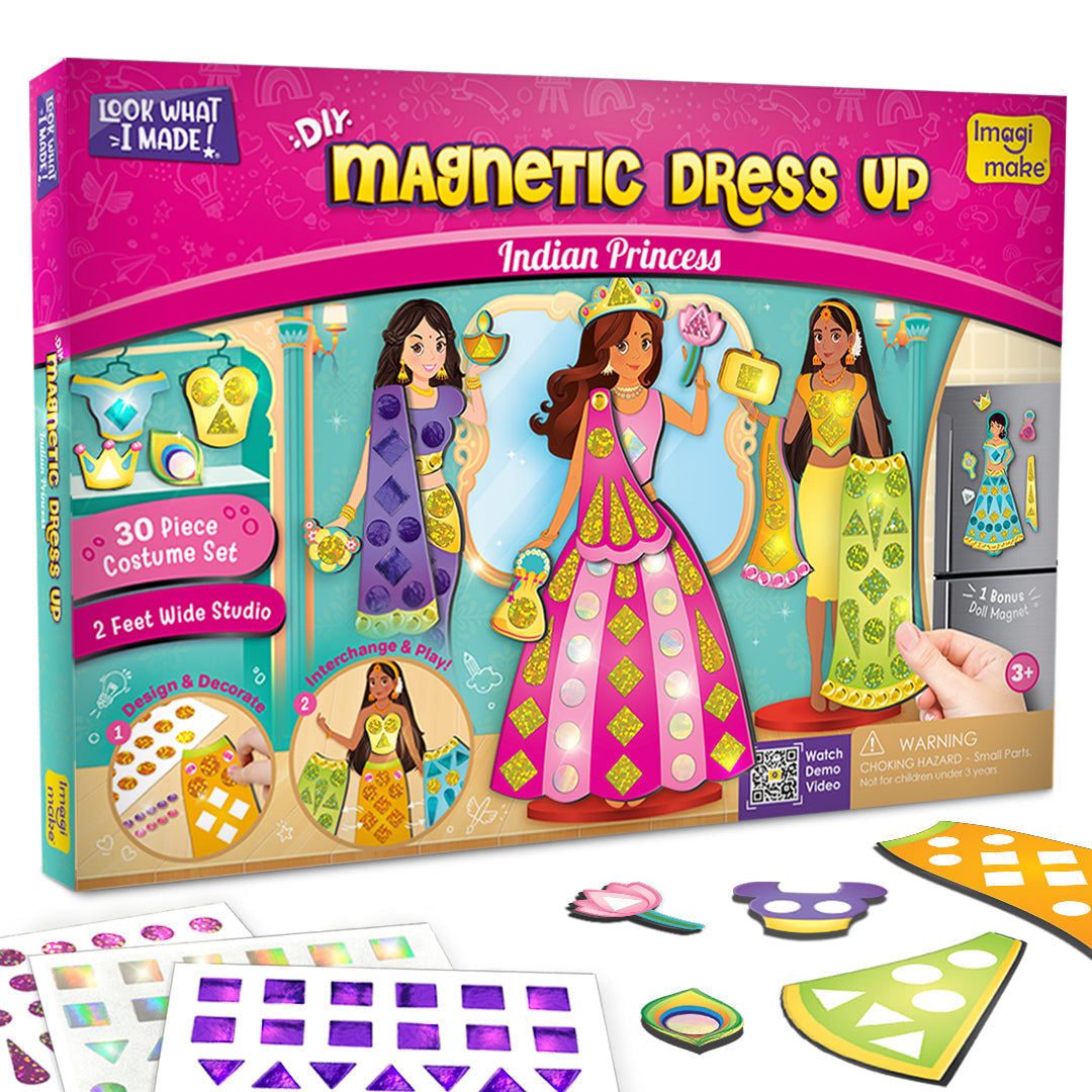 DIY Magnetic Dress Up - Indian Princess - EKT3785