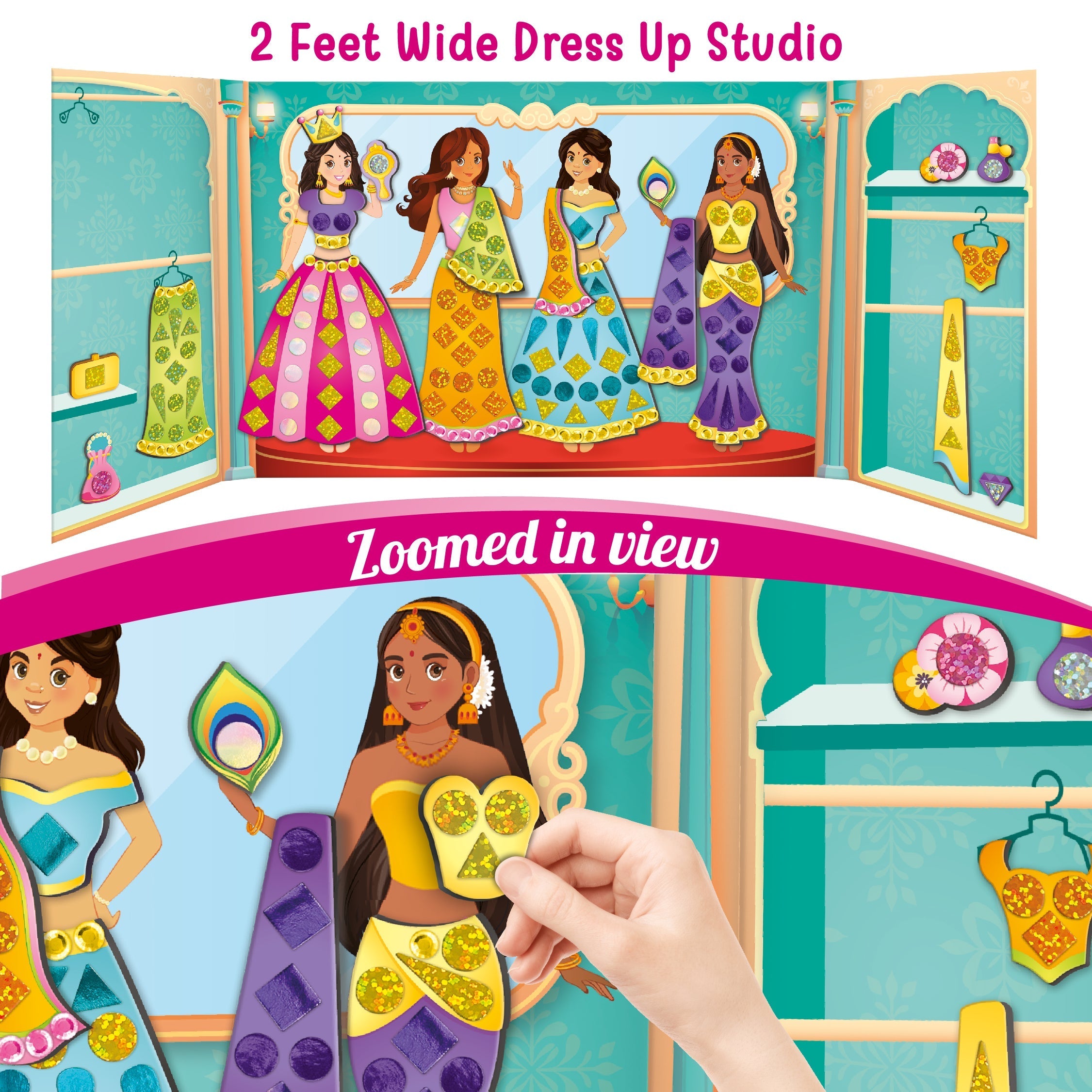 DIY Magnetic Dress Up - Indian Princess - EKT3785