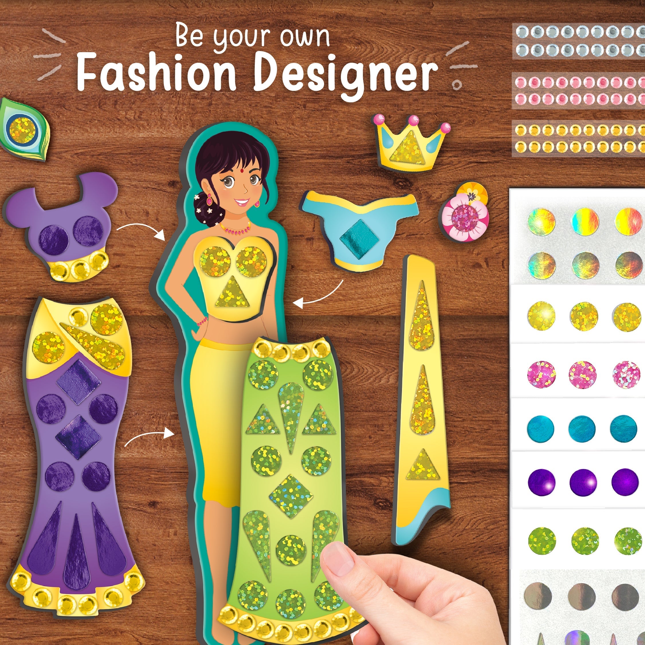 DIY Magnetic Dress Up - Indian Princess - EKT3785