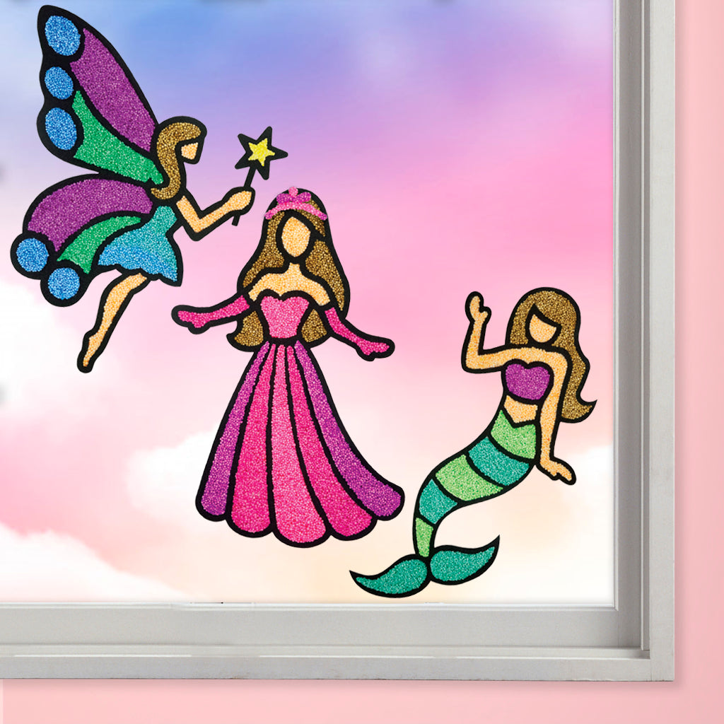 DIY Clay Stickers - Mini Princess | Air Dry Foam Clay - EKT3797
