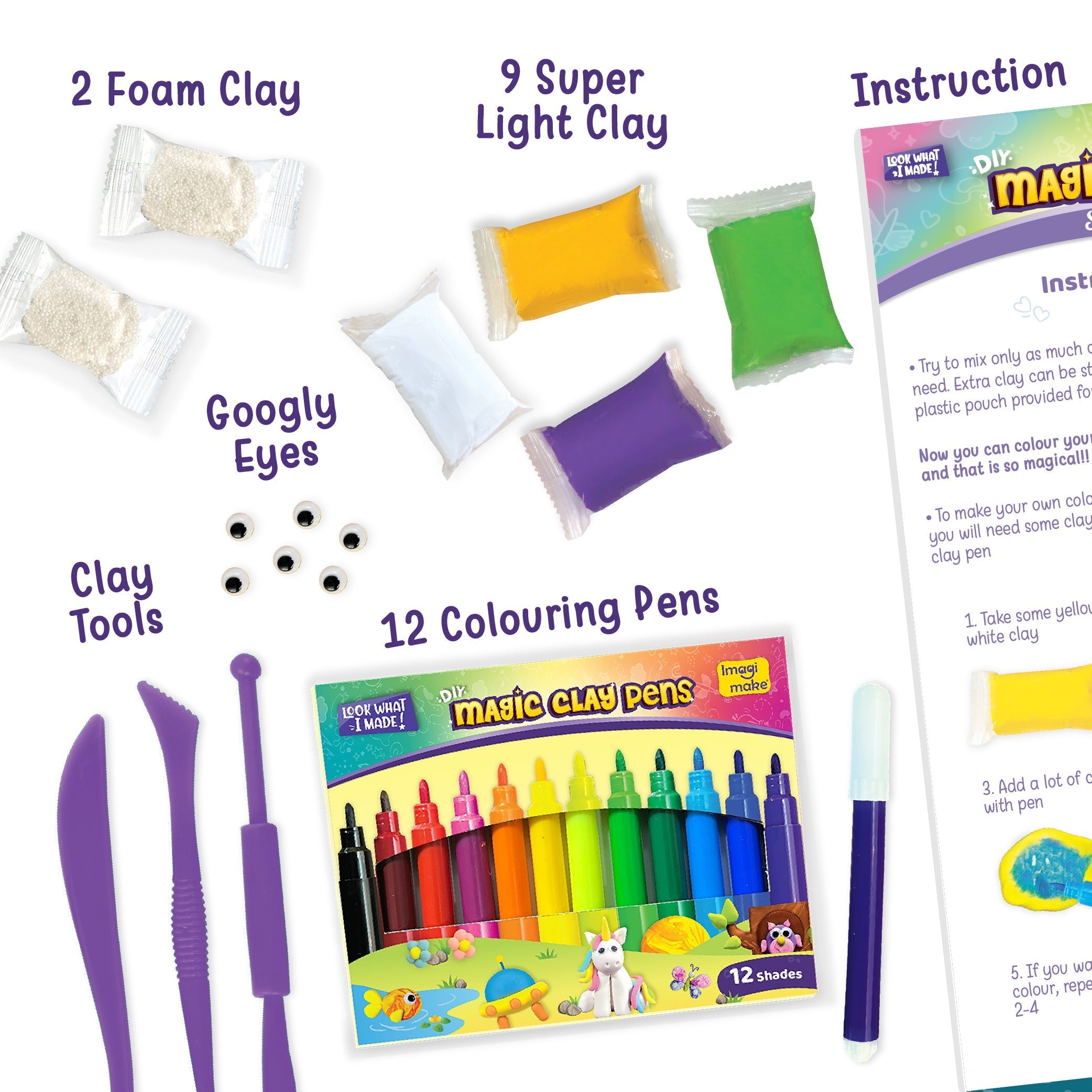 DIY Magic Clay - Space |ÊColour Your Own Clay - EKT3802