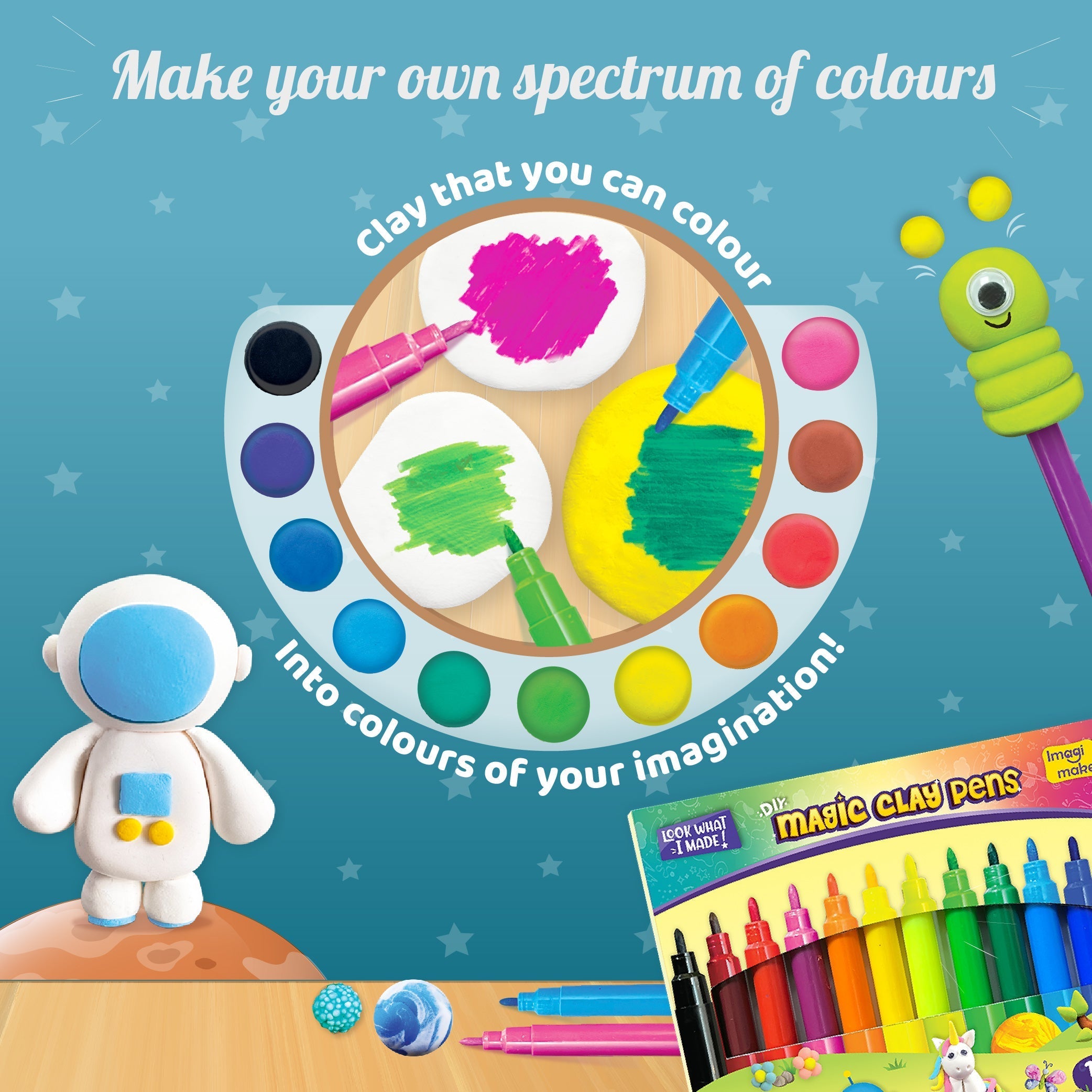 DIY Magic Clay - Space |ÊColour Your Own Clay - EKT3802
