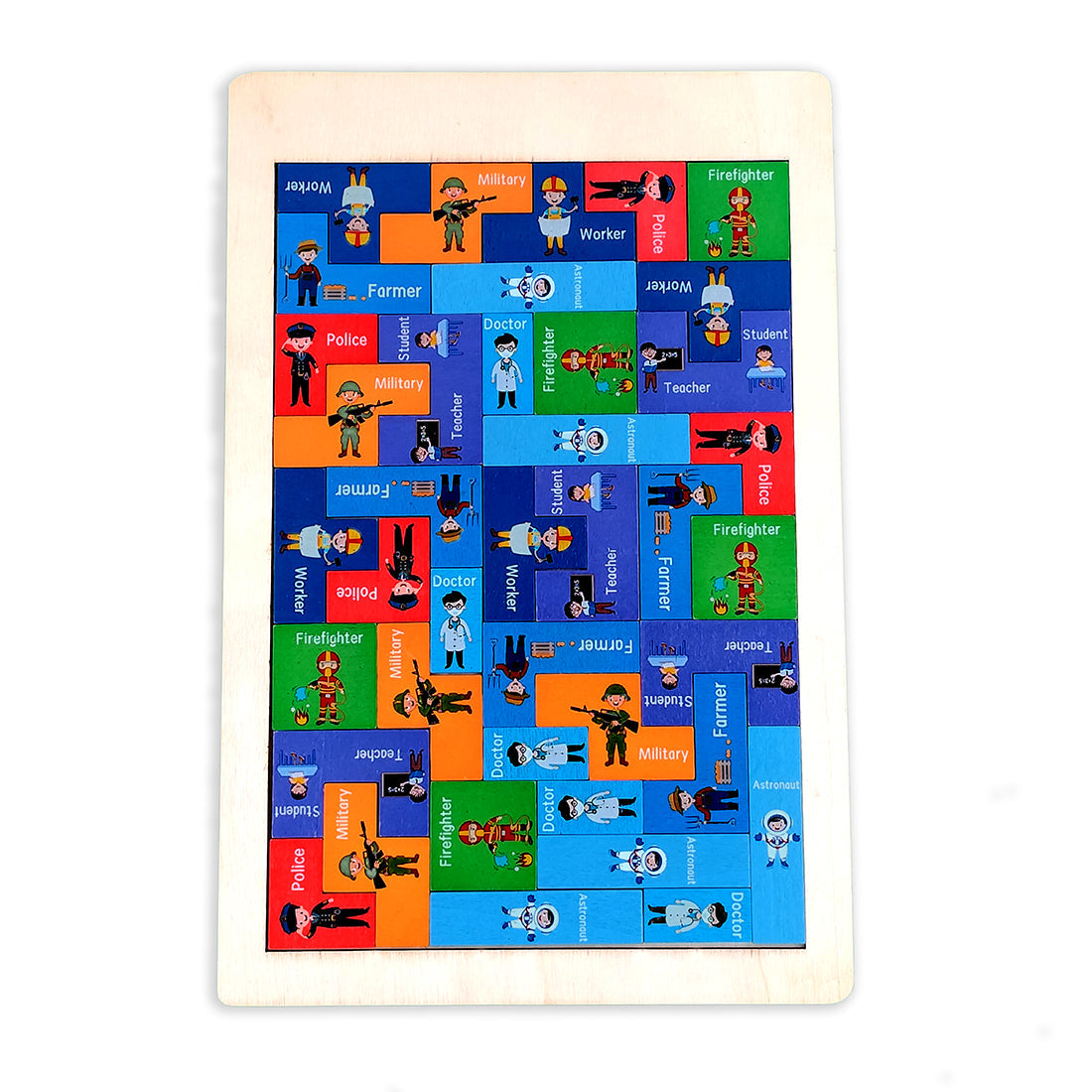 Wooden Intelligence Professional Theme Puzzle - EKT3812