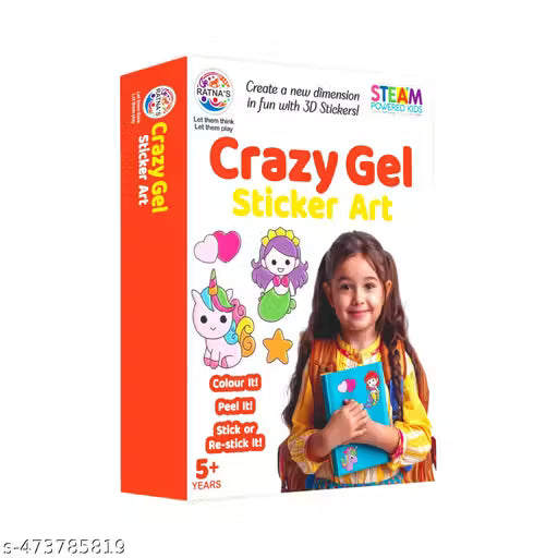 Diy Crazy Gel Stick Art Unicorn And Mermaid - EKT3865