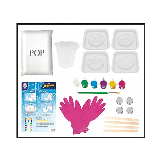 Spiderman Mould And Paint Diy Art & Craft Kit - EKT3896