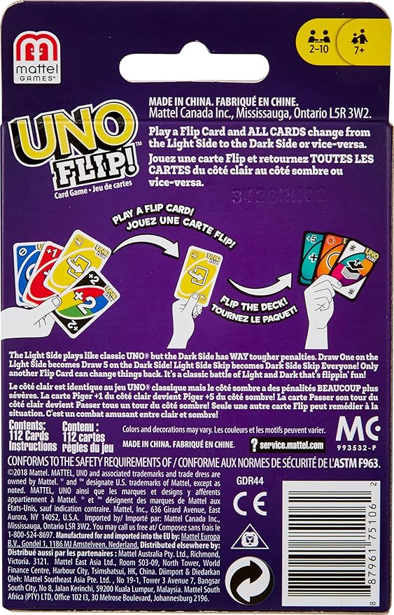 Uno Flip Card Game - EKT3912