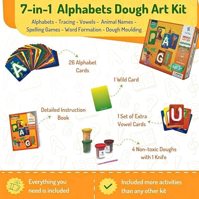 Dough Art Kit Alphabet - EKT3919