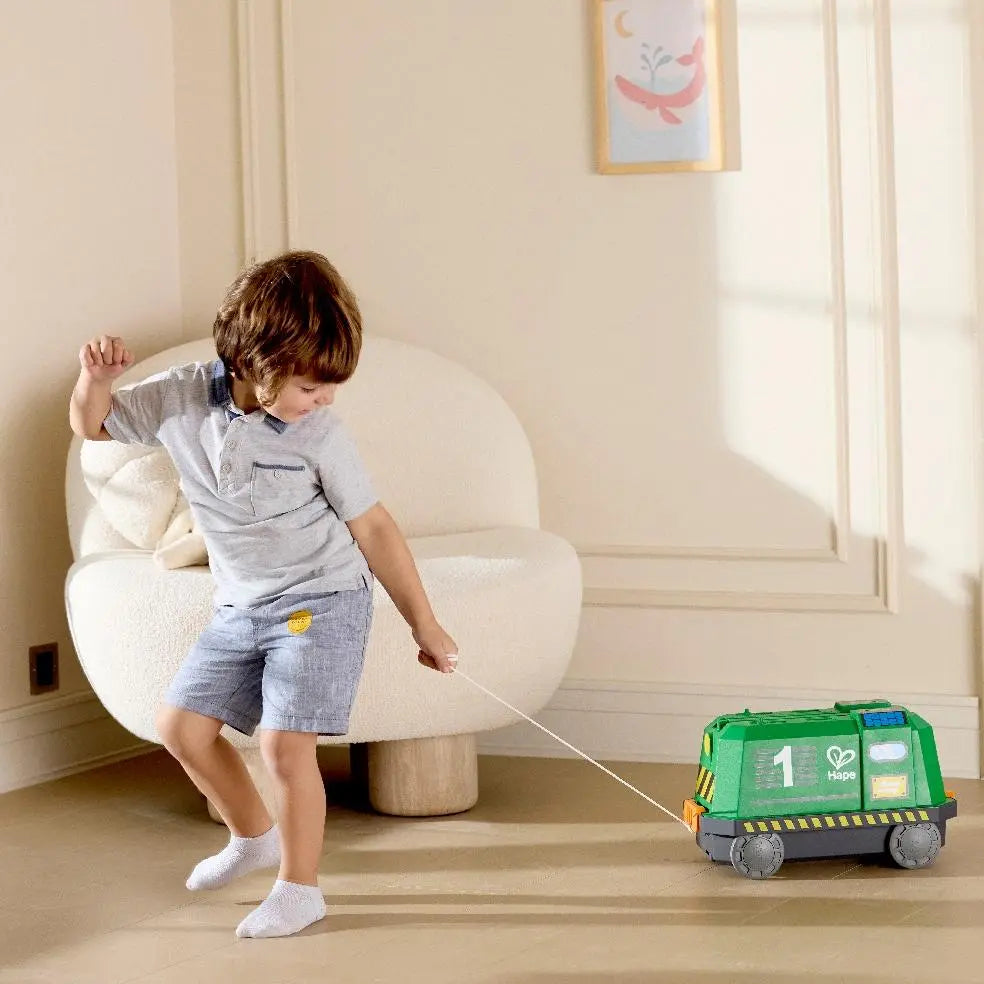 Fidtoy Eco Energy Train Set Wooden Railway Toy for Kids