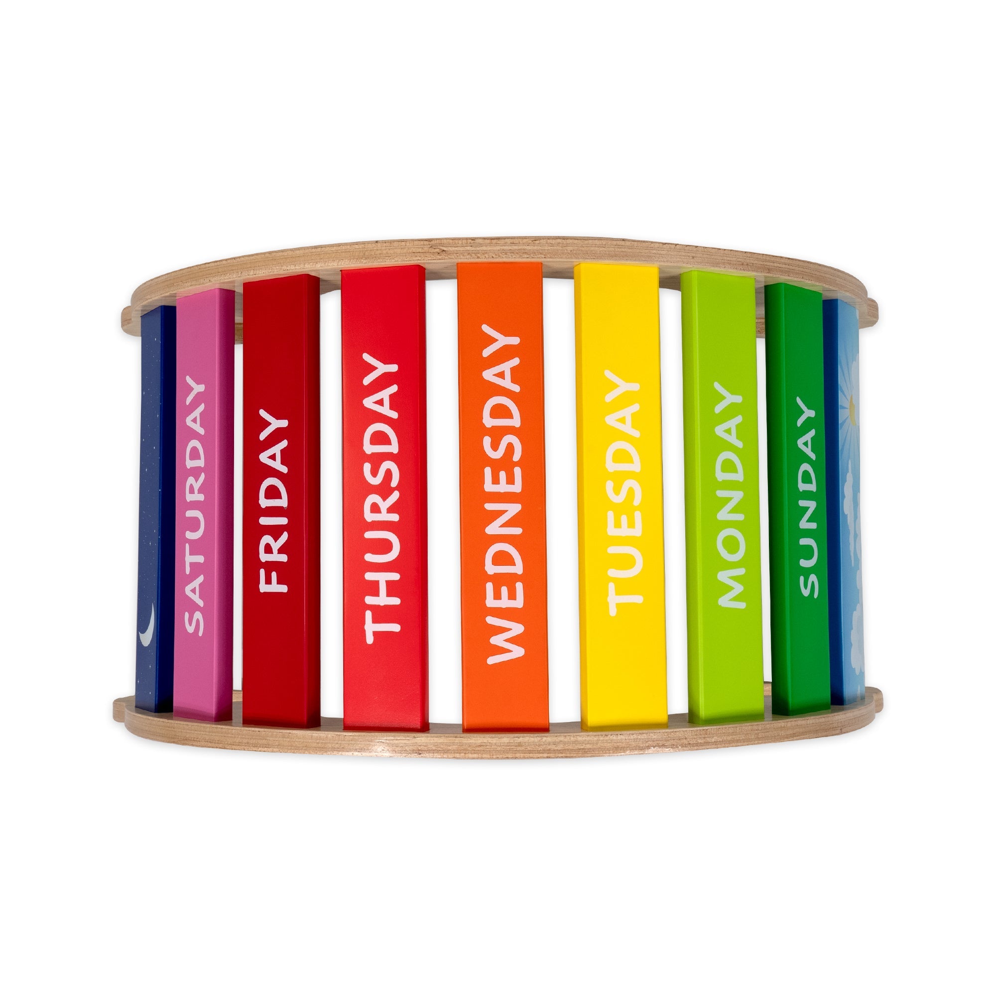 Wooden Rainbow Rocker Chair - Standard Size