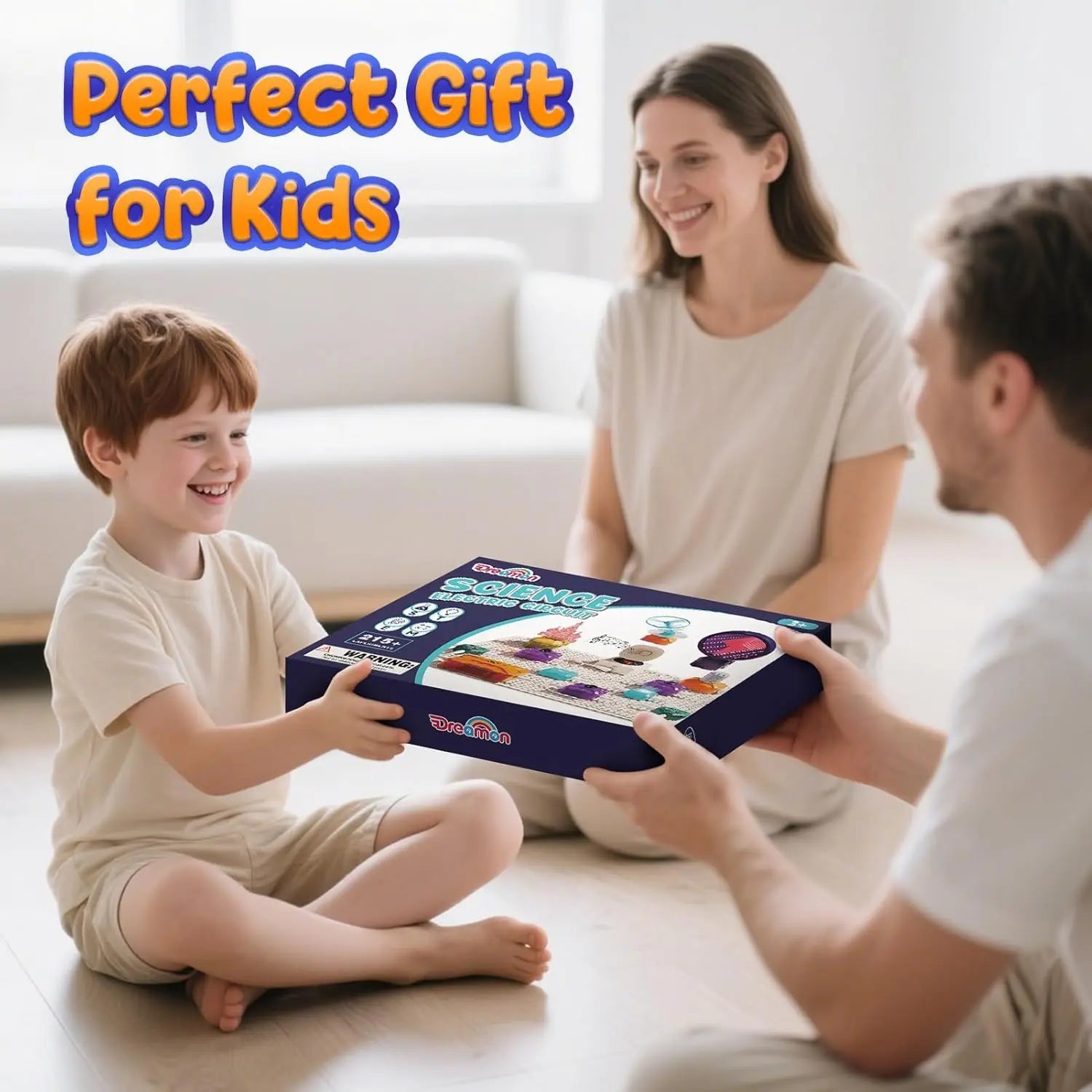 Kit scientifique et technique de circuit électrique avec plus de 215 expériences pour les enfants